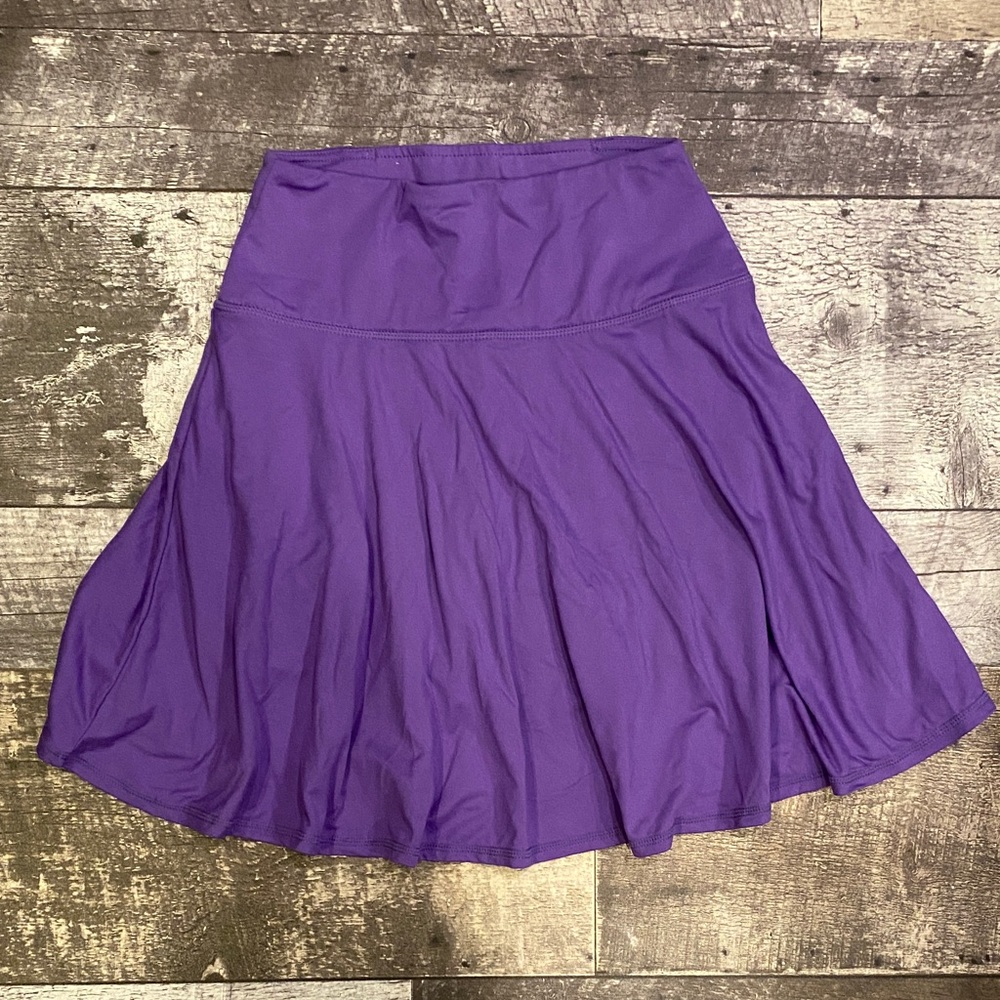 Chic Purple A-Line Women's Skort